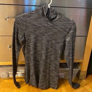 Lululemon mock neck open back long sleeve shirt